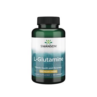 L-GLUTAMINAS 500 MG, 100 kapsulių