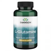 L-Glutaminas SWANSON, 500 mg, 100 kapsulių