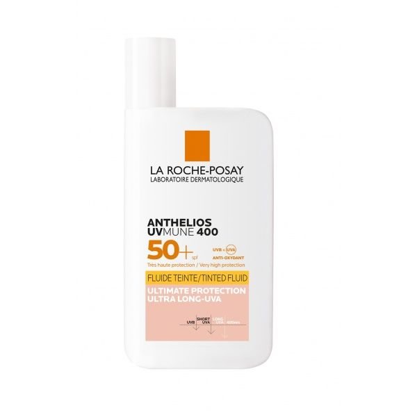 LA ROCHE-POSAY apsauginis tonuojantis veido fluidas ANTHELIOS, SPF50+, 50 ml