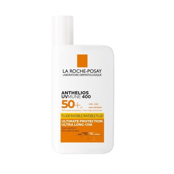 LA ROCHE-POSAY apsauginis veido fluidas ANTHELIOS UVMUNE 400, SPF50+, 50 ml
