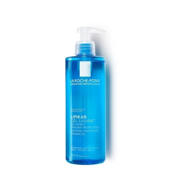 LA ROCHE-POSAY dušo želė jautriai odai LIPIKAR GEL LAVANT, 400 ml