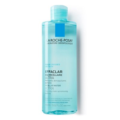 LA ROCHE POSAY EFFACLAR, micelinis vanduo riebiai, jautriai odai, 400 ml