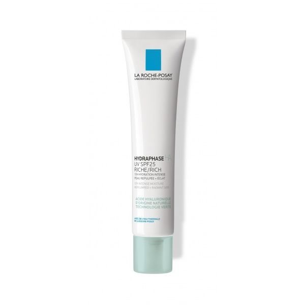 LA ROCHE POSAY kremas normaliai ir sausai odai HYDRAPHASE HA UV SPF25 RICH, 40 ml