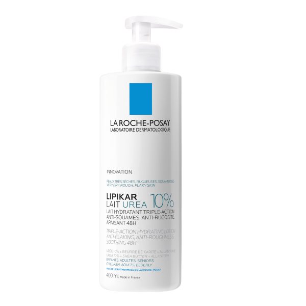 LA ROCHE-POSAY kūno losjonas LIPIKAR LAIT UREA 10%, 400 ml