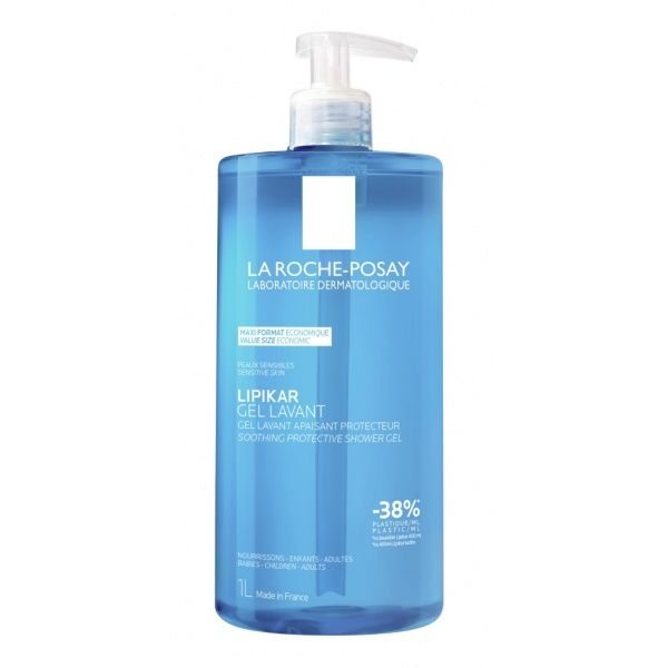 LA ROCHE-POSAY prausiamasis gelis LIPIKAR GEL LAVANT, 1000 ml