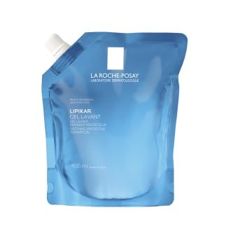 LA ROCHE - POSAY prausimosi gelis, papildymo pakuotė LIPIKAR, 400 ml