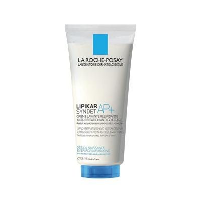LA ROCHE-POSAY veido ir kūno prausiklis, nuo 0 mėn., LIPIKAR SYNDET, 200 ml
