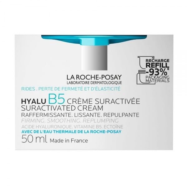 LA ROCHE POSAY veido kremas HYALU B5 SURACTIVATED CREAM, papildymas, 50 ml