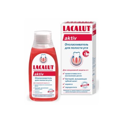LACALUT Aktiv burnos skalavimo skystis, 300 ml