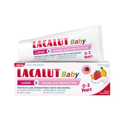 LACALUT dantų pasta Baby 0-2, 55 ml