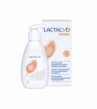 LACTACYD Classic intymiai higienai prausimosi losjonas, 200 ml