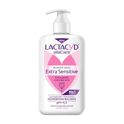 LACTACYD Extra-Sensitive intymios higienos prausiklis itin jautriai odai, 200 ml