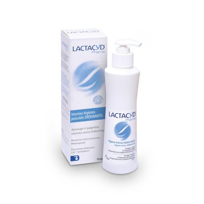 LACTACYD PHARMA HIDRATANTE, intymios higienos prausiklis, drėkinantis, 250 ml