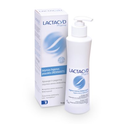 LACTACYD Pharma intymios higienos prausiklis DRĖKINANTIS, 250 ml