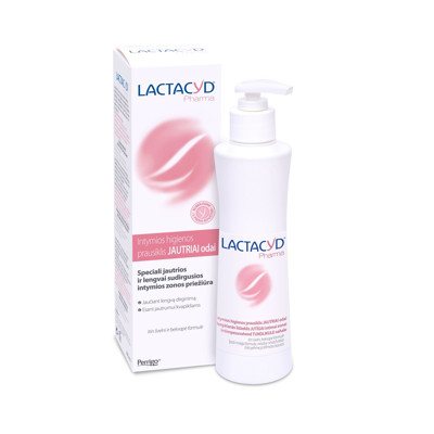 LACTACYD PHARMA SENSITIVE, intymios higienos prausiklis jautriai odai, 250 ml
