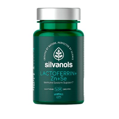 LACTOFERRIN + ZN + SE, 60 kapsulių