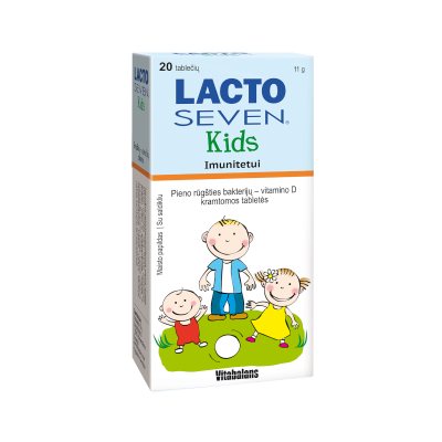 Lactoseven Kids kramtomosios tabletės N20