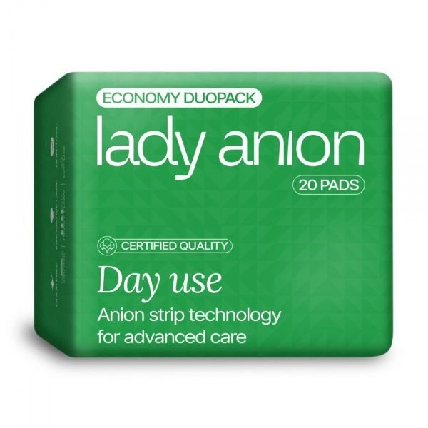 Lady Anion dieniniai ekologiški paketai su anijonų juostele N20