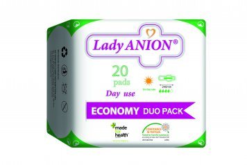 LADY ANION dieniniai paketai N20, 240 mm