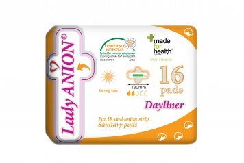 LADY ANION kasdieniniai įklotai N16, 180 mm