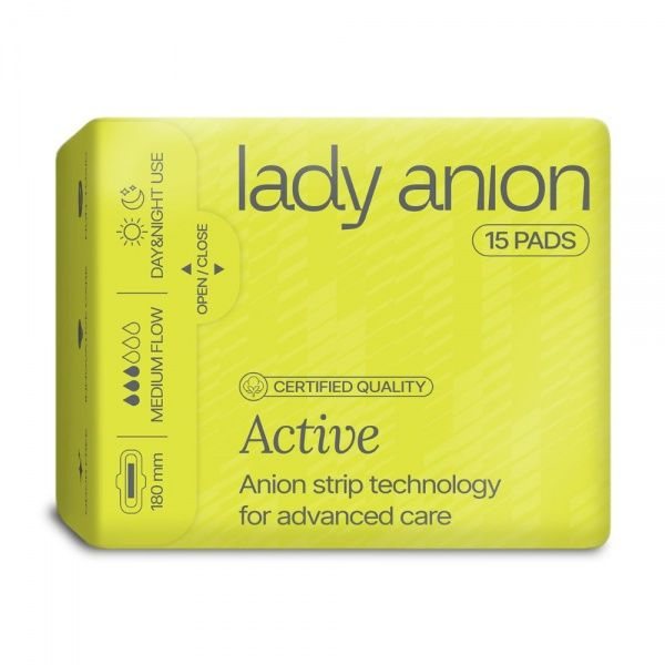 Lady Anion ploni paketai Active N15
