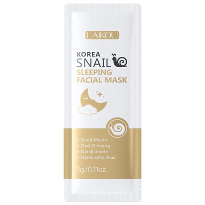 LAIKOU naktinė veido kaukė Snail, 3 g