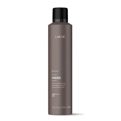 Lakme Stiprios fiksacijos plaukų lakas K.FINISH HARD, LAK46043, 300 ml