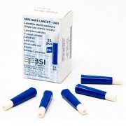 Lancetai vienkartiniai sterilūs MINI SAFE LANCET, 25 vnt