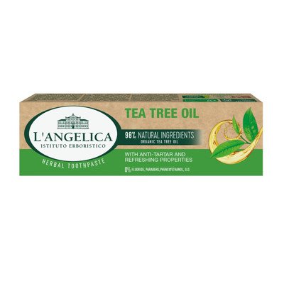 LANGELICA, AUGALINĖ DANTŲ PASTA SU ARBATMEDŽIO ALIEJUMI, 50 ml