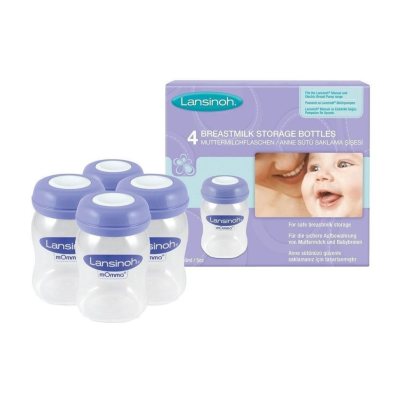 Lansinoh buteliukai pieno laikymui, N4, 160 ml