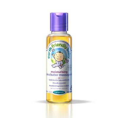 Lansinoh drėkinamasis taukmedžio sviesto masažinis aliejus Earth Friendly Baby, 125 ml