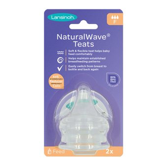 Lansinoh greito pratekėjimo žindukas Fast Flow Natural Wave N2