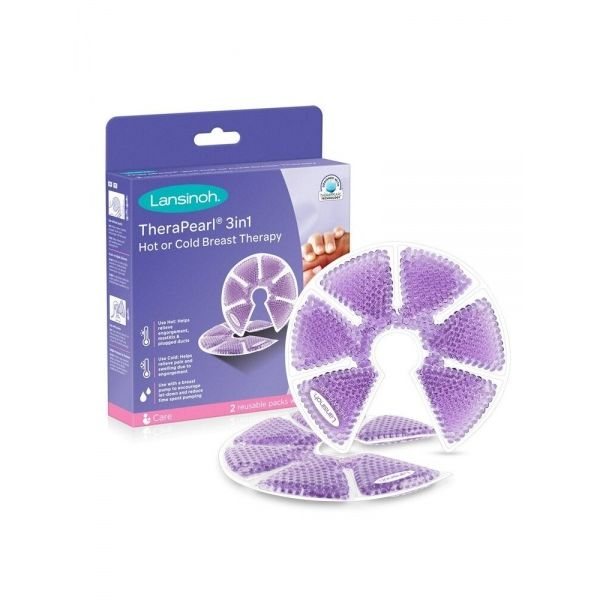 Lansinoh kompresai krūtims Thera°Pearl 3-in-1, N2