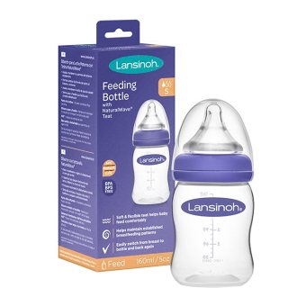 LANSINOH buteliukas maitinimui su žinduku, 160 ml