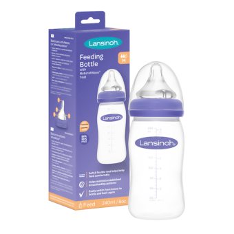 LANSINOH buteliukas maitinimui su žinduku, 240 ml
