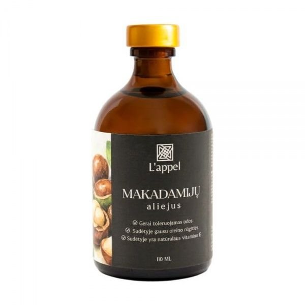 LAPPEL kūno ir plaukų makadamijų aliejus, 110 ml