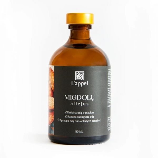 LAPPEL kūno ir plaukų migdolų aliejus, 110 ml