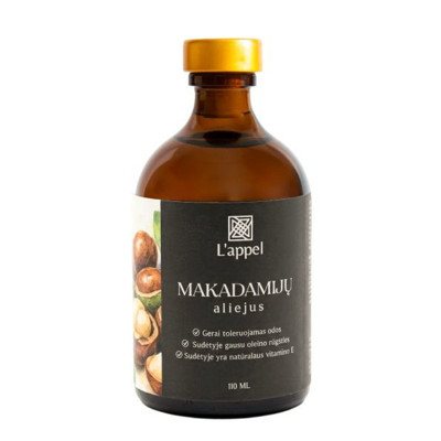 LAPPEL, Makadamijų aliejus, 110 ml