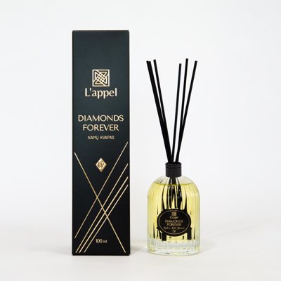 L'appel namų kvapas su lazdelėmis "Diamonds forever", 100 ml