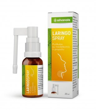 LARINGOSPRAY purškalas, 20 ml