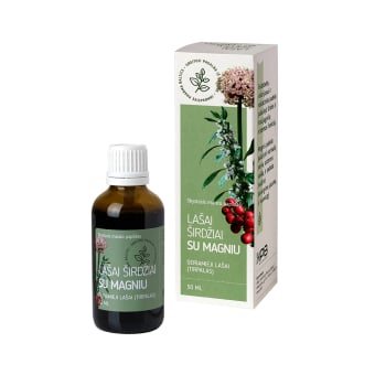 LAŠAI ŠIRDŽIAI su magniu, 50 ml
