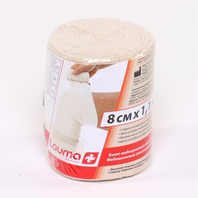 LAUMA, elastinis tvarstis, x 1,1 m, 8 cm