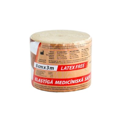 LAUMA elastinis tvarstis x 3 m, N1, 8 cm