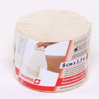 LAUMA, elastinis tvarstis, x 3,5 m, 8 cm