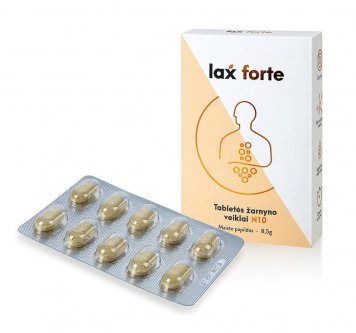 LAX Forte tabletės N10