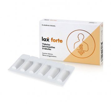 LAX Forte žvakutės N6