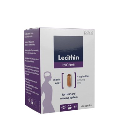 LECITINAS FORTE PAIRA, 1200mg, 40 kapsulių