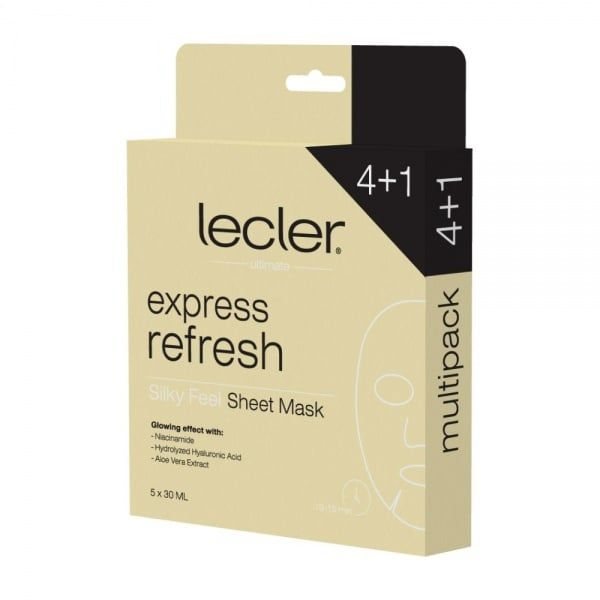 LECLER Express-Refresh greito poveikio lakštinė veido kaukė, N5