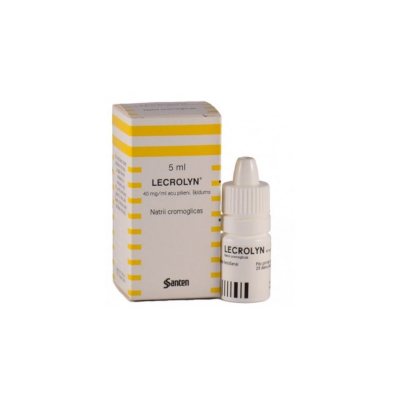 Lecrolyn 40 mg/ml akių lašai, 5 ml