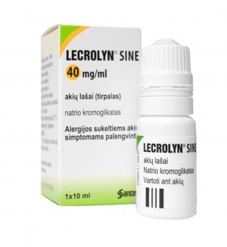 LECROLYN sine 40 mg/ml akių lašai, tirpalas, 10 ml